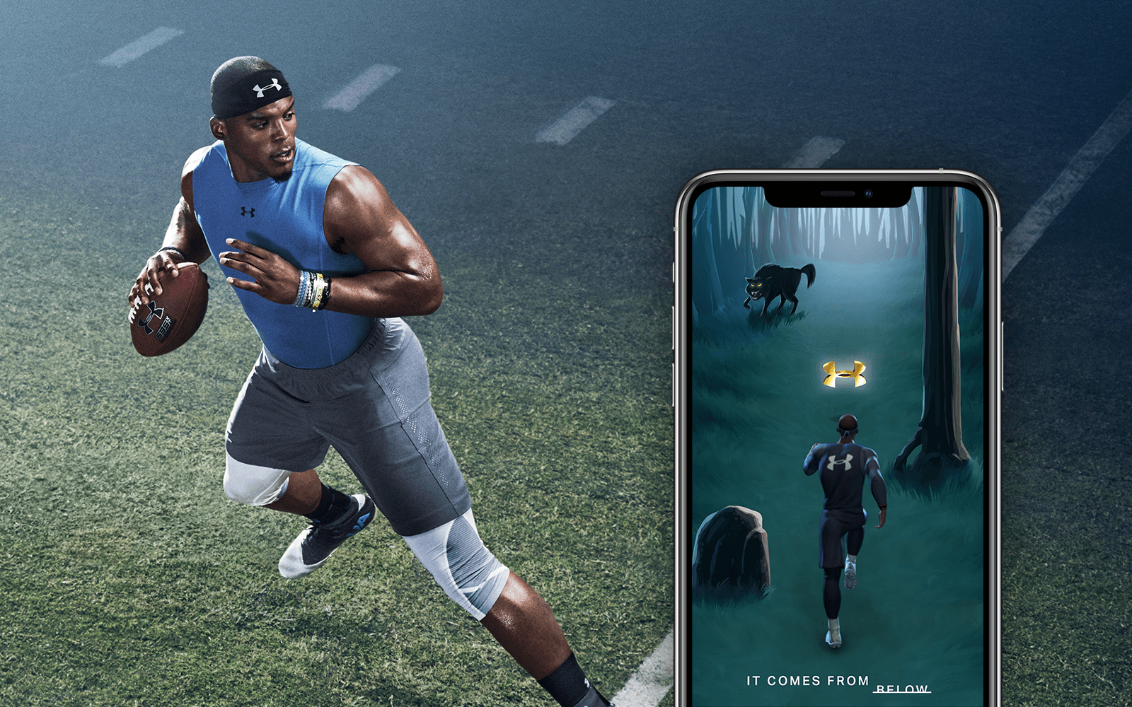 Under Armour x Cam Newton Snapchat